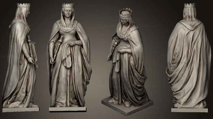 Статуи античные и исторические (Изабель Ла Катлика, STKA_1172) 3D модель для ЧПУ станка